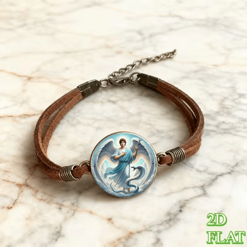 2D Flat Pattern Vintage Bangle Bracelet, Anniversary Gift